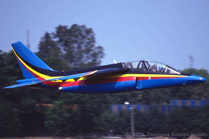 1990 AT-11 Alpha-Jet 003 AT-11 - Demo aircraft flown by Cdt. Danny Payeur, well known for his famous 